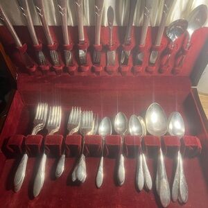 Elegant Silver Cutlery Set by Community